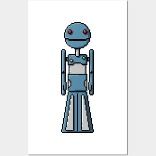 Pixel Robot 222 Posters and Art